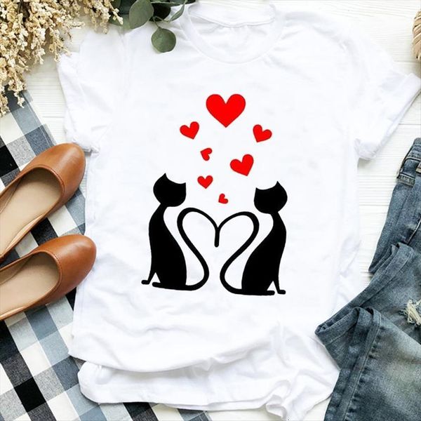 cartoon cat lover sweet women love trend fashion print clothes graphic female t tee womens, White
cartoon cat lover sweet women love trend fashion print clothes graphic female t tee womens, White
