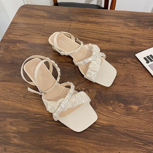 sandals small fresh 2021 chunky heel female fairy wind with crowd pearl sweet french girl summer shoe tide, Black
sandals small fresh 2021 chunky heel female fairy wind with crowd pearl sweet french girl summer shoe tide, Black