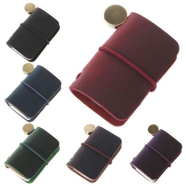 portable leather travel book mini journal booklet handmade cover with insert brochure creative accessories writing gifts notepads, Purple;pink
portable leather travel book mini journal booklet handmade cover with insert brochure creative accessories writing gifts notepads, Purple;pink