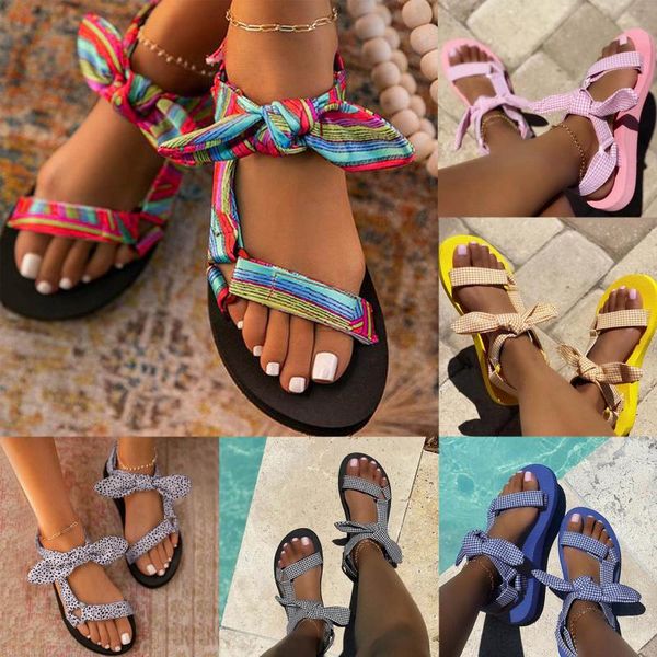 sandals 2021 sandalias fashion shoes for women's summer flat comfortable wave point bowknot beach, Black
sandals 2021 sandalias fashion shoes for women's summer flat comfortable wave point bowknot beach, Black