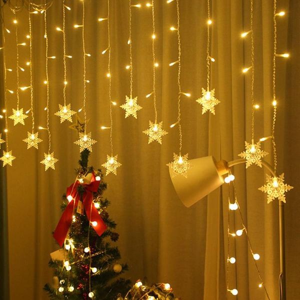 strings christmas snowflakes led string lights flashing curtain light waterproof holiday party connectable wave fairy 3.5m
strings christmas snowflakes led string lights flashing curtain light waterproof holiday party connectable wave fairy 3.5m