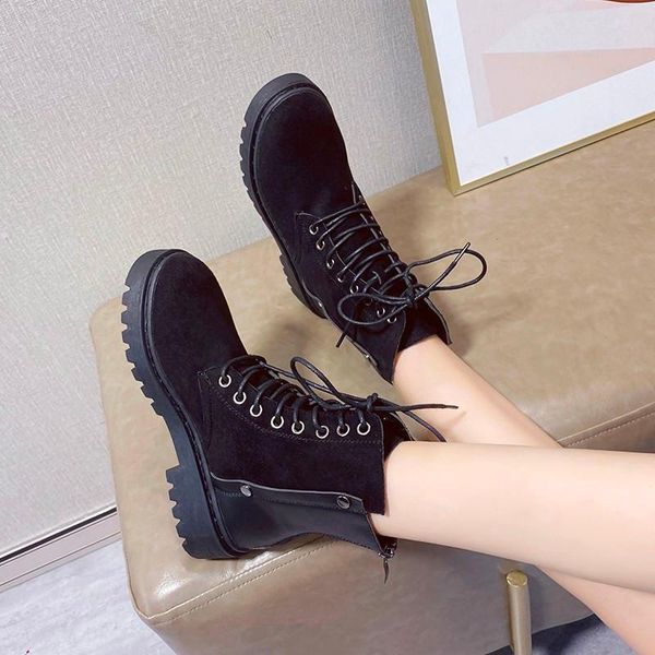 boots fashion women's lace-up mid-heel round toe black square heel pu shoes casual
boots fashion women's lace-up mid-heel round toe black square heel pu shoes casual