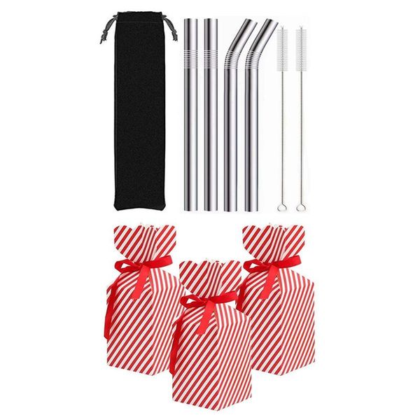gift wrap 4pcs silver 12mm reusable metal straws with 2 brush & 50 pcs candy box rope,xmas diy cake boxes
gift wrap 4pcs silver 12mm reusable metal straws with 2 brush & 50 pcs candy box rope,xmas diy cake boxes