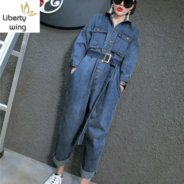 women's jeans vintage women boyfriend loose fit casual one piece female belt sashes denim jumpsuits european overalls big pockets blue
women's jeans vintage women boyfriend loose fit casual one piece female belt sashes denim jumpsuits european overalls big pockets blue