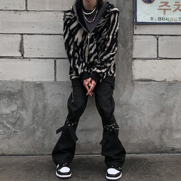 men's pants streetwear men american hip-hop trendy loose straight trousers male harajuku style aesthetic solid color mid-waist pant, Black
men's pants streetwear men american hip-hop trendy loose straight trousers male harajuku style aesthetic solid color mid-waist pant, Black