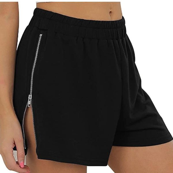 running shorts women casual soft comfy activewear high elasticity lounge with zipper double layer sports trendy, Black;blue
running shorts women casual soft comfy activewear high elasticity lounge with zipper double layer sports trendy, Black;blue