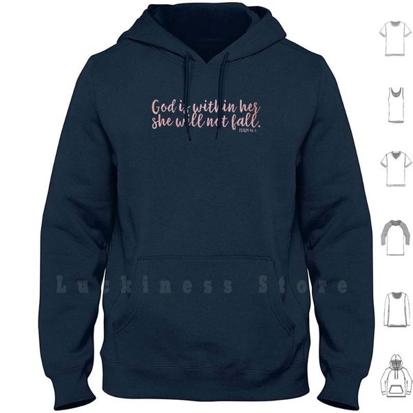 christian quote watercolor hoodies god is within her she will not fall men's & sweatshirts, Black
christian quote watercolor hoodies god is within her she will not fall men's & sweatshirts, Black