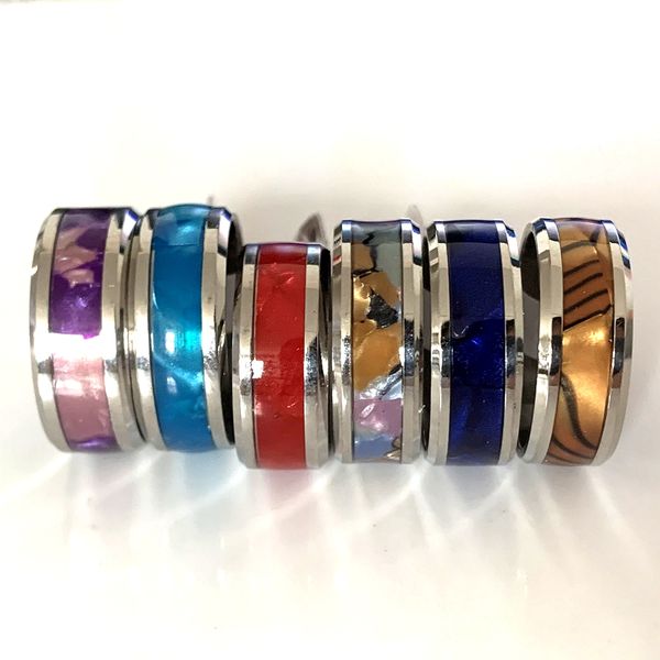 wholesale 30pcs silver abalone shell stainless steel rings mix for boys girls party gifts women men fashion jewelry, Golden;silver
wholesale 30pcs silver abalone shell stainless steel rings mix for boys girls party gifts women men fashion jewelry, Golden;silver