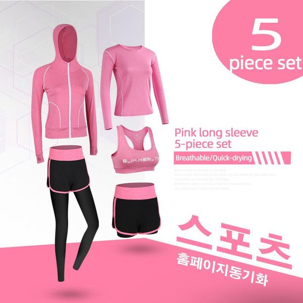 yoga outfit 5pcs women set workout sport wear gym clothing short long sleeve crop high waist leggings suit
yoga outfit 5pcs women set workout sport wear gym clothing short long sleeve crop high waist leggings suit