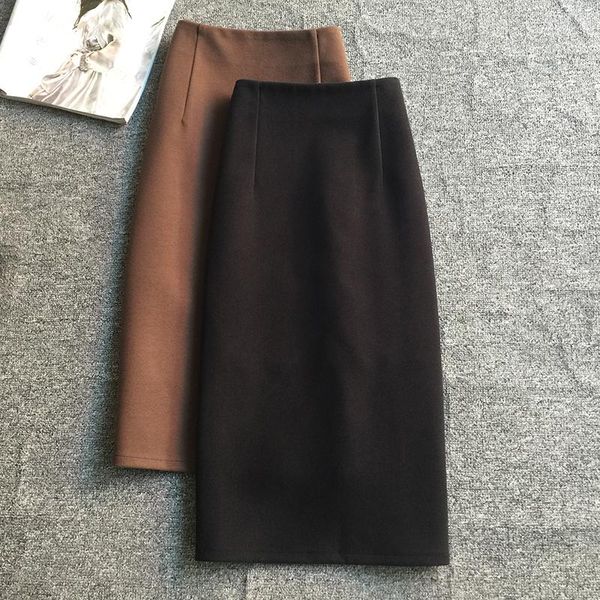 skirts autumn winter thick stretch woolen skirt women mid-lengt high waist one-step split package hip, Black
skirts autumn winter thick stretch woolen skirt women mid-lengt high waist one-step split package hip, Black
