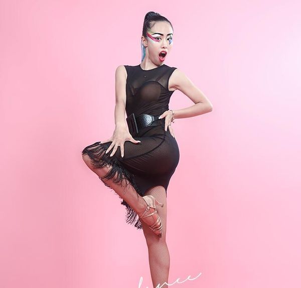 stage wear latin dance skirt women red black sumba rumba competition dancing dress transparent, Black;red
stage wear latin dance skirt women red black sumba rumba competition dancing dress transparent, Black;red