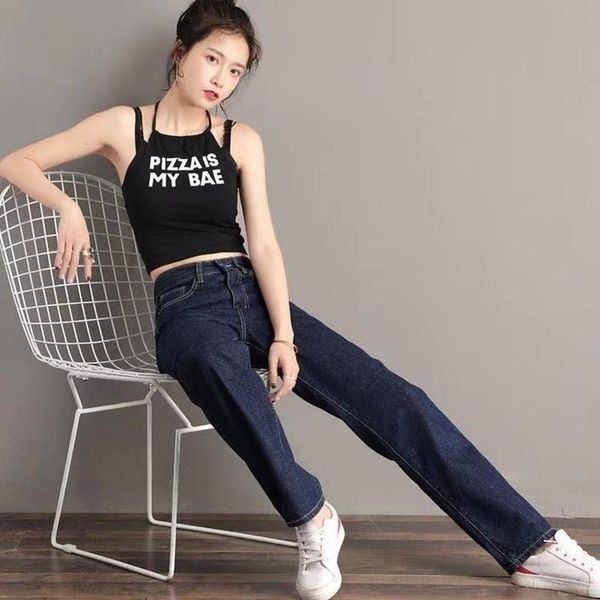 high waist vintage jeans for women long trousers female loose streetwear elastic slim pencil woman women's, Blue
high waist vintage jeans for women long trousers female loose streetwear elastic slim pencil woman women's, Blue