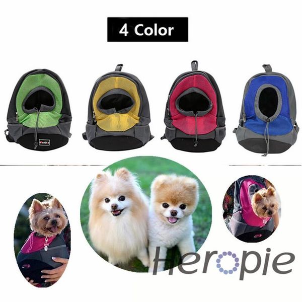 heropie pet carrier dog backpack bag portable travel front mesh head out outdoors car seat covers