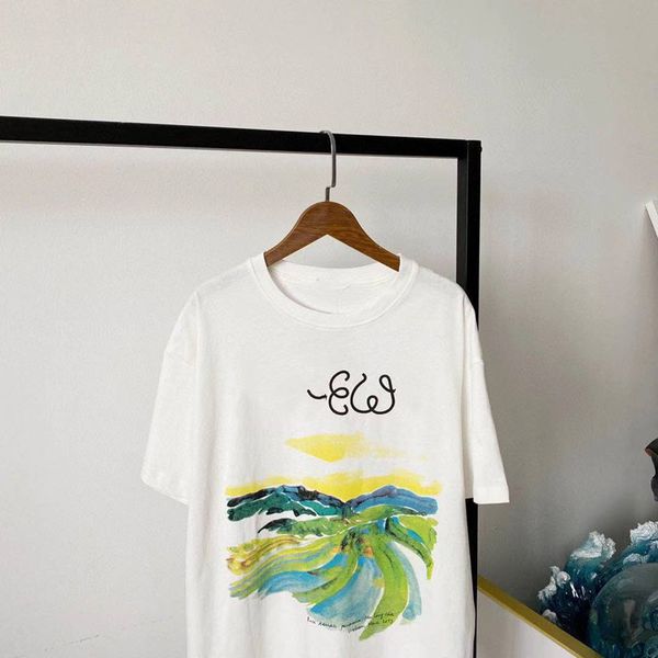 landscape 21s watercolor spring leisure and summer new oil painting letter printed cotton round neck short sle, Gray
landscape 21s watercolor spring leisure and summer new oil painting letter printed cotton round neck short sle, Gray