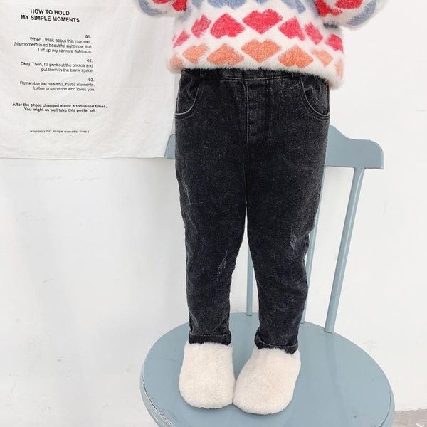 winter girls jeans fashion 2021 arrival children denim trousers girl casual solid thin fleece pants for baby 2-7 y, Blue
winter girls jeans fashion 2021 arrival children denim trousers girl casual solid thin fleece pants for baby 2-7 y, Blue
