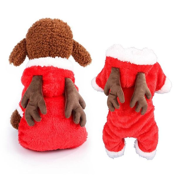 dog apparel pet reindeer jumpsuit puppy cat christmas elk costume hoodie coat clothes for small dogs winter holiday outfit
dog apparel pet reindeer jumpsuit puppy cat christmas elk costume hoodie coat clothes for small dogs winter holiday outfit