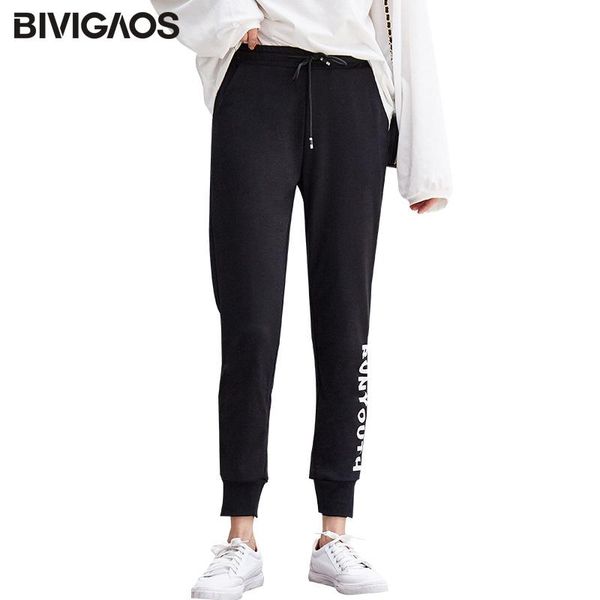 women's pants & capris bivigaos spring letters printed sweatpants women loose drawstring black casual ins trend sport trousers harem, Black;white
women's pants & capris bivigaos spring letters printed sweatpants women loose drawstring black casual ins trend sport trousers harem, Black;white