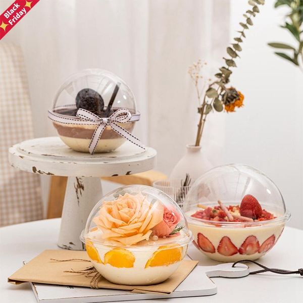 transparent spherical cake box plastic and packaging for wedding birthday party pastry decoration mousse gift wrap
transparent spherical cake box plastic and packaging for wedding birthday party pastry decoration mousse gift wrap