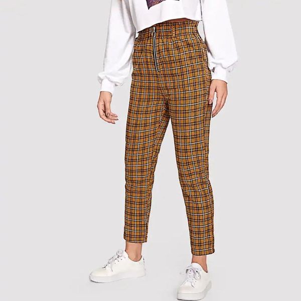 women's pants & capris fashion women 2021 high waist lattice printing zipper long trousers casual summer going out, Black;white
women's pants & capris fashion women 2021 high waist lattice printing zipper long trousers casual summer going out, Black;white