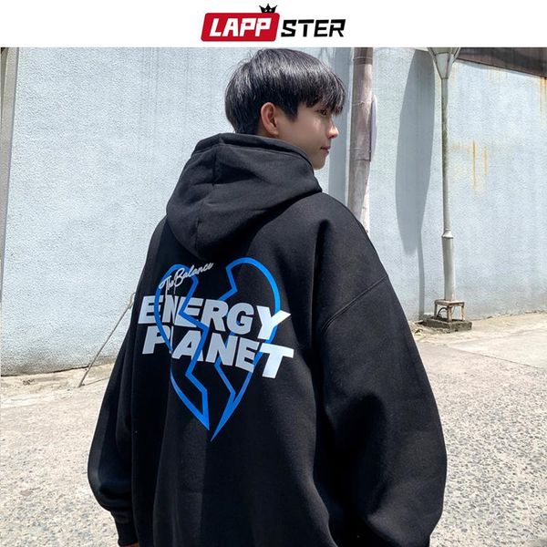 men's hoodies & sweatshirts lappster men letter harajuku hooded hoodie 2021 mens oversized broken heart streetwear male japanese vintag, Black
men's hoodies & sweatshirts lappster men letter harajuku hooded hoodie 2021 mens oversized broken heart streetwear male japanese vintag, Black