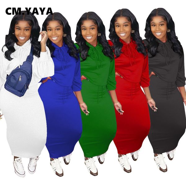 2 two piece set for women streetwear hooded sweater maxi midi skirt set fashion trasuit fitness matching set outfitby air, White
2 two piece set for women streetwear hooded sweater maxi midi skirt set fashion trasuit fitness matching set outfitby air, White