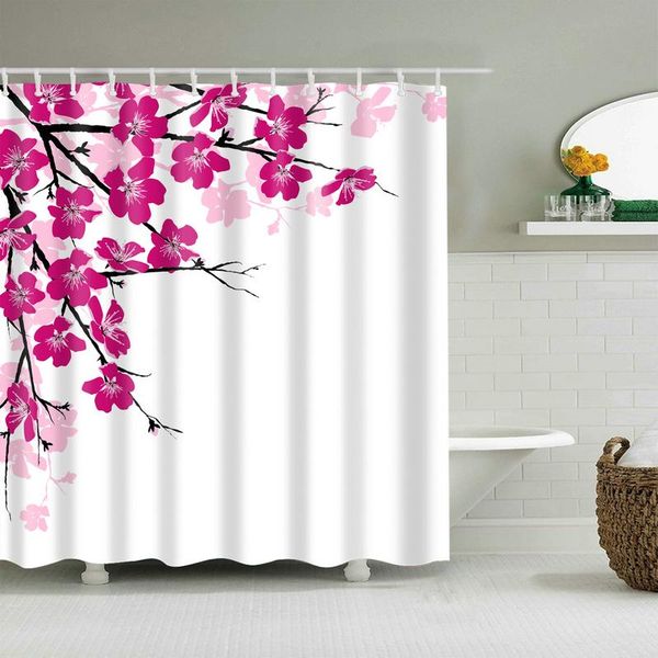 peach pink flowers shower curtain set with 12 hooks natural plants bathroom decoration washable polyester fabric curtains
peach pink flowers shower curtain set with 12 hooks natural plants bathroom decoration washable polyester fabric curtains