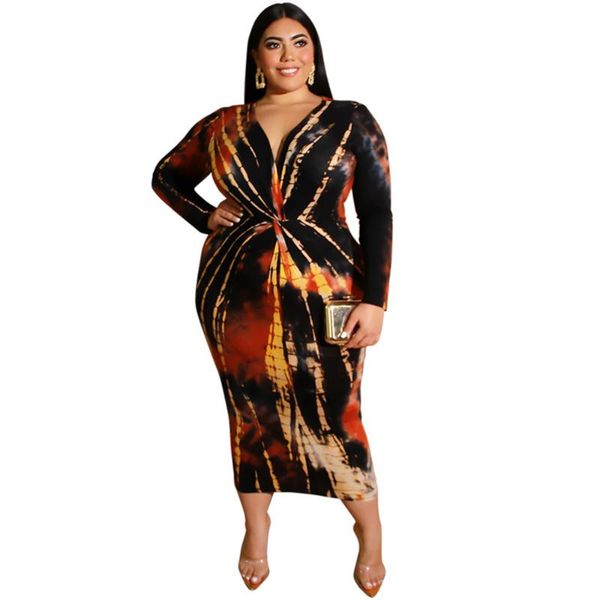 plus size dresses colorful tie dye print bandage dress women deep v neck long sleeve party autumn winter front cross, Black
plus size dresses colorful tie dye print bandage dress women deep v neck long sleeve party autumn winter front cross, Black