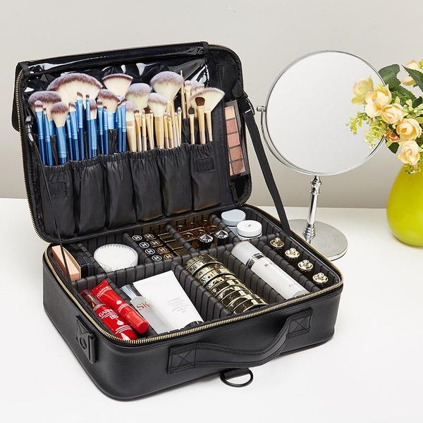 cosmetic bags & cases profession makeup case fashion beautician large capacity cosmetics organizer storage box nail tool suitcase for women
cosmetic bags & cases profession makeup case fashion beautician large capacity cosmetics organizer storage box nail tool suitcase for women