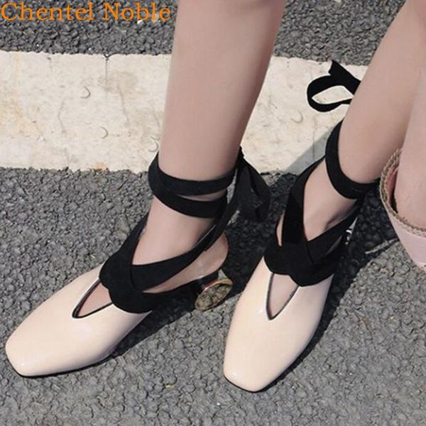 dress shoes chentel rome fashion ankle bandage strap women pumps close toe round strange heel retro lady sandal party female, Black
dress shoes chentel rome fashion ankle bandage strap women pumps close toe round strange heel retro lady sandal party female, Black
