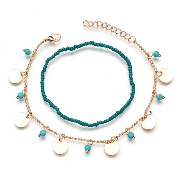 anklets multiple women bohemian turquoises sequines ankle bracelet cheville barefoot sandals pulseras tobilleras foot jewelry, Red;blue
anklets multiple women bohemian turquoises sequines ankle bracelet cheville barefoot sandals pulseras tobilleras foot jewelry, Red;blue