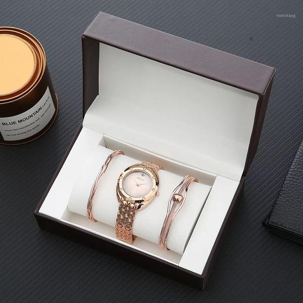 wristwatches women watches bracelet set creative big dial ladies watch casual quartz wristwatch with bracelets 3 pcs sets relogio feminino, Slivery;brown
wristwatches women watches bracelet set creative big dial ladies watch casual quartz wristwatch with bracelets 3 pcs sets relogio feminino, Slivery;brown