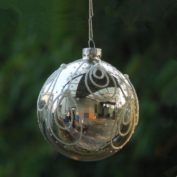 party decoration 8pcs/pack diameter=10cm silver mirror glass ball christmas day tree hanging pendant festival wedding friend gift
party decoration 8pcs/pack diameter=10cm silver mirror glass ball christmas day tree hanging pendant festival wedding friend gift