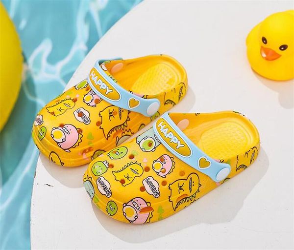 2021 spring summer trend wild cartoon graffiti hole slippers children's dual-use sandals and pink blue yellow 03, Black
2021 spring summer trend wild cartoon graffiti hole slippers children's dual-use sandals and pink blue yellow 03, Black