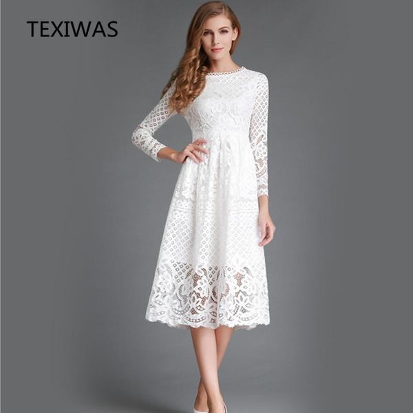 casual dresses texiwas 2021 spring and autumn o neck long sleeves lace dress women's slim fashion big swing section, Black;gray
casual dresses texiwas 2021 spring and autumn o neck long sleeves lace dress women's slim fashion big swing section, Black;gray