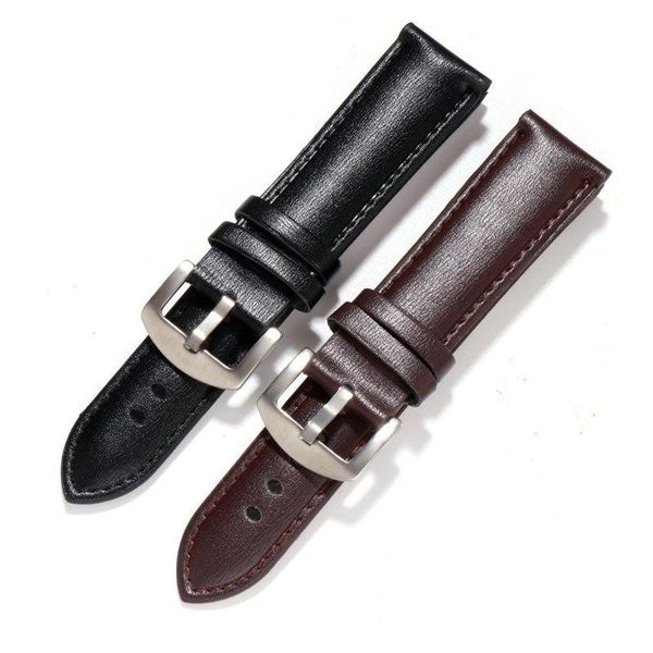 watch bands genuine leather watchband 22mm with silver buckle clasp for ordinary strap wrist belt black accessories, Black;brown
watch bands genuine leather watchband 22mm with silver buckle clasp for ordinary strap wrist belt black accessories, Black;brown