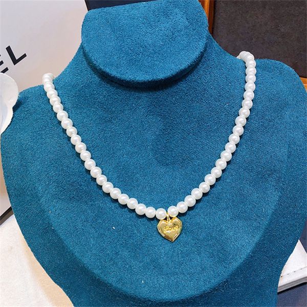 new pearl love necklace women's niche design jewelry net red accessories fashion, Silver
new pearl love necklace women's niche design jewelry net red accessories fashion, Silver