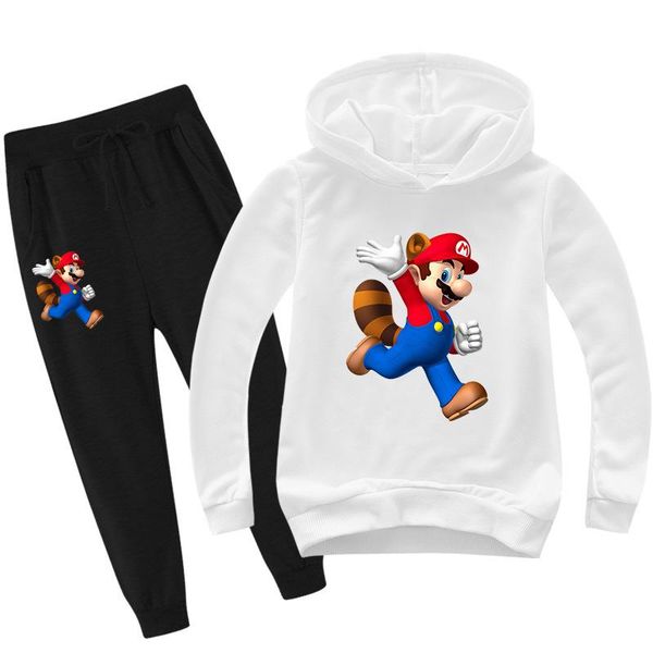 clothing sets kids clothes 2021 fashion print cartoon baby girls boys movement suits casual cotton long sleeve hoodie + pants 2pcs, White
clothing sets kids clothes 2021 fashion print cartoon baby girls boys movement suits casual cotton long sleeve hoodie + pants 2pcs, White