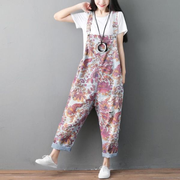 women's jumpsuits & rompers women autumn vintage print denim female jeans overalls ladies loose casual femme suspender pants p522, Black;white
women's jumpsuits & rompers women autumn vintage print denim female jeans overalls ladies loose casual femme suspender pants p522, Black;white
