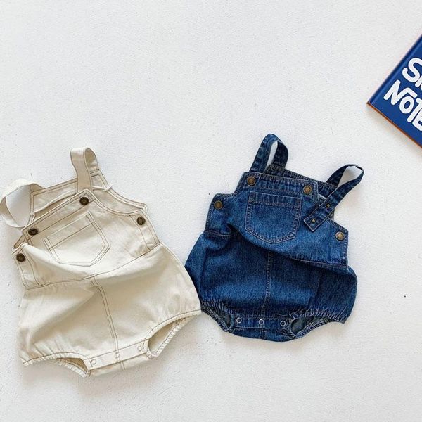 jumpsuits denim baby rompers summer autumn clothes cow boy outfit girls boys clothing, Blue
jumpsuits denim baby rompers summer autumn clothes cow boy outfit girls boys clothing, Blue