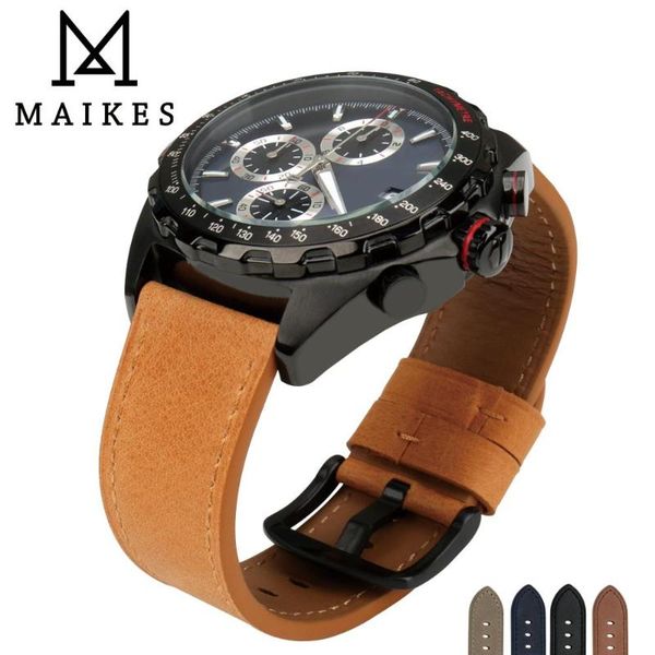 watch bands maikes genuine leather watchband accessories orange strap bracelet band 22mm 24mm for, Black;brown
watch bands maikes genuine leather watchband accessories orange strap bracelet band 22mm 24mm for, Black;brown