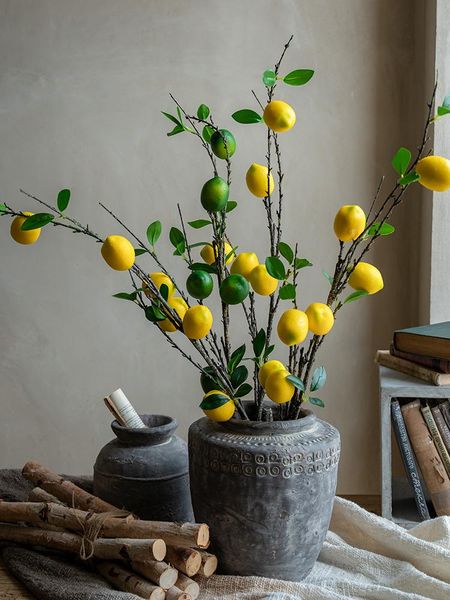 party decoration simulation fruit fake flower arrangement yellow-green long branches and leaves living room model
party decoration simulation fruit fake flower arrangement yellow-green long branches and leaves living room model
