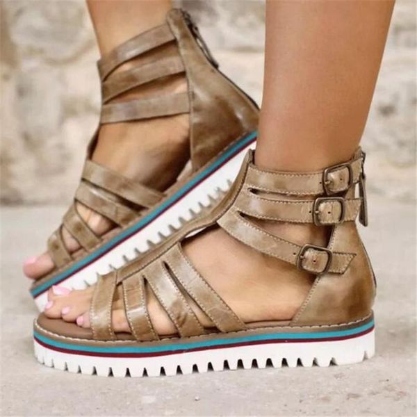sandals large size women's summer belt buckle casual comfortable color platform women fashion womens shoes, Black
sandals large size women's summer belt buckle casual comfortable color platform women fashion womens shoes, Black