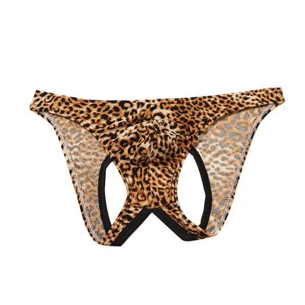underwear, briefs, leopard print, revealing buttocks, and breathable men's underwear, Black;white
underwear, briefs, leopard print, revealing buttocks, and breathable men's underwear, Black;white