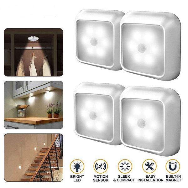 night lights led battery operated bedroom lamp pir motion sensor for stairwell- entrance- water closet- cabinet -corridor
night lights led battery operated bedroom lamp pir motion sensor for stairwell- entrance- water closet- cabinet -corridor