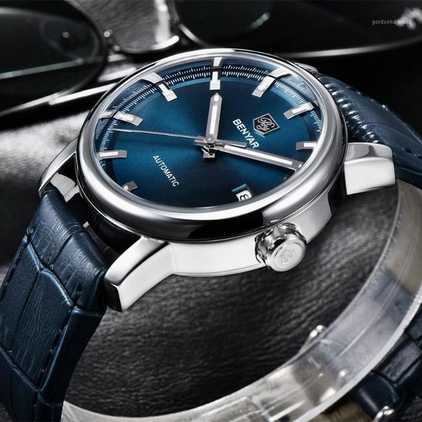 wristwatches benyar leisure sports men watch waterproof luxury mechanical for leather military automatic watches relogio masculino, Slivery;brown
wristwatches benyar leisure sports men watch waterproof luxury mechanical for leather military automatic watches relogio masculino, Slivery;brown