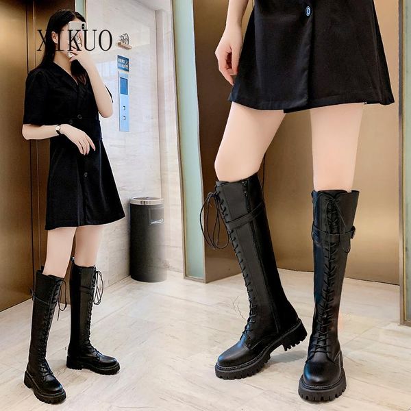 boots xikuo fashion winter punk women's platform black buckle with zipper crawling wedges military combat
boots xikuo fashion winter punk women's platform black buckle with zipper crawling wedges military combat