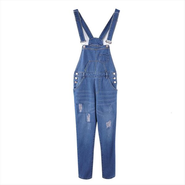 blue denim vintage hole korean womens jumpsuit preppy style sweet casual pockets overalls female clothes, Black;white
blue denim vintage hole korean womens jumpsuit preppy style sweet casual pockets overalls female clothes, Black;white