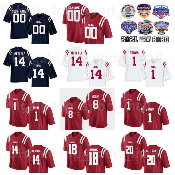 ncaa football college 22 deuce mcallister jersey men ole miss rebels 14 dk metcalf 1 aj brown 8 elijah moore 18 achie manning 20 shea patter, Black
ncaa football college 22 deuce mcallister jersey men ole miss rebels 14 dk metcalf 1 aj brown 8 elijah moore 18 achie manning 20 shea patter, Black