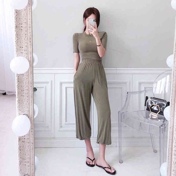 short arrival style outfits summer women temperament simple pants long shirt two sets, White;black
short arrival style outfits summer women temperament simple pants long shirt two sets, White;black