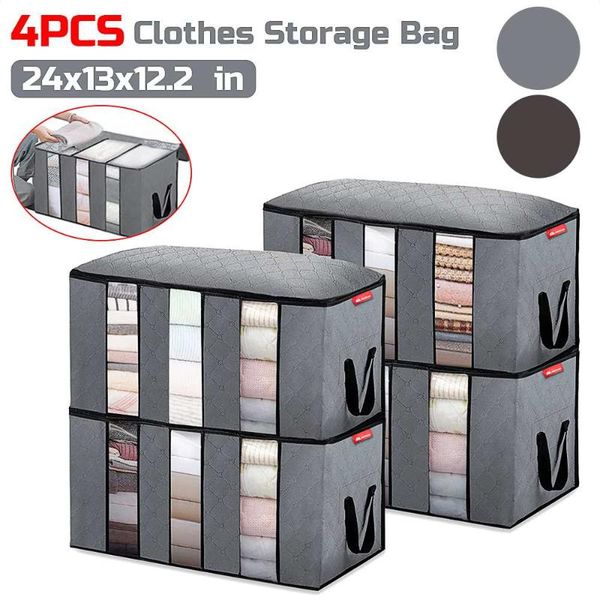 storage bags 4pcs/set clothes quilt bag blanket closet sweater organizer box sorting pouches cabinet container home drop
storage bags 4pcs/set clothes quilt bag blanket closet sweater organizer box sorting pouches cabinet container home drop